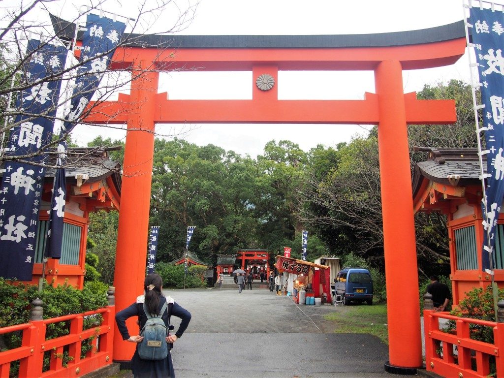 shrine gate of hirakiki shrine