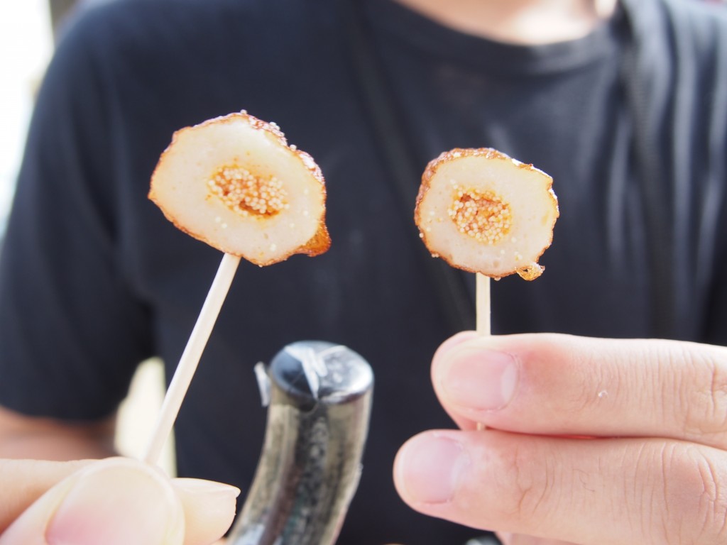 かごんま食文化まつりの明太子