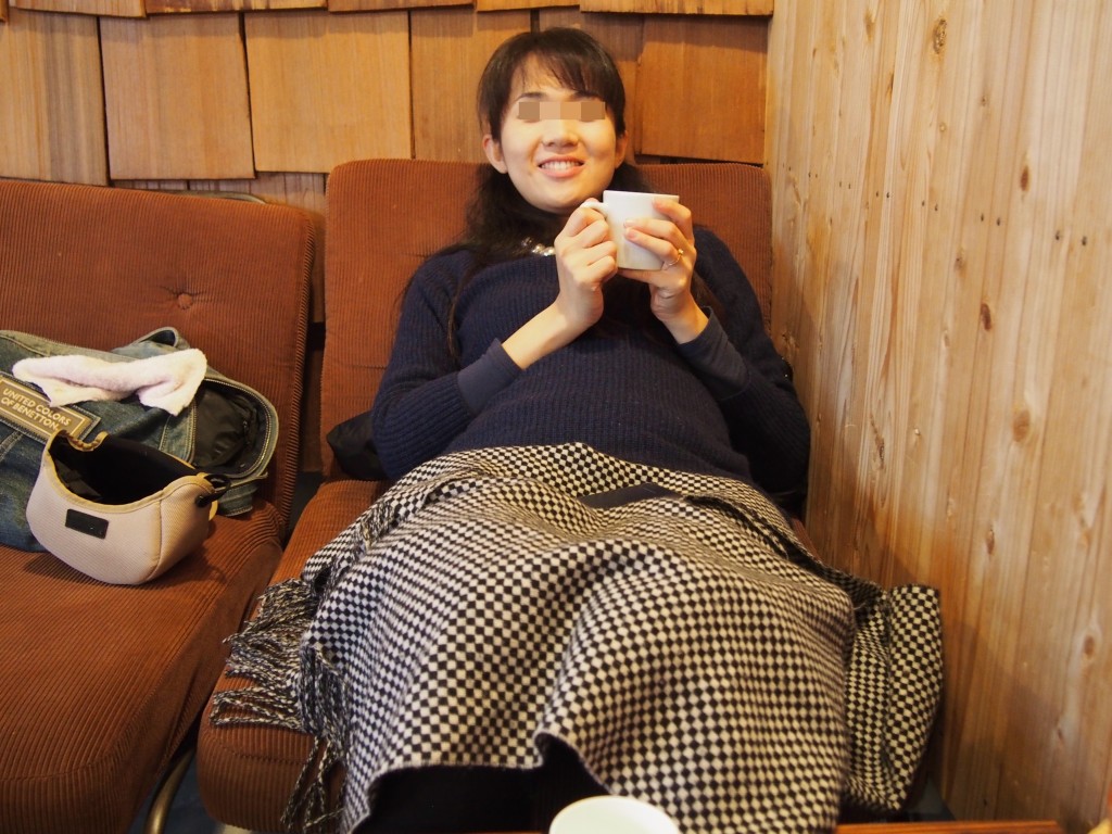 マザルバカフェのソファー