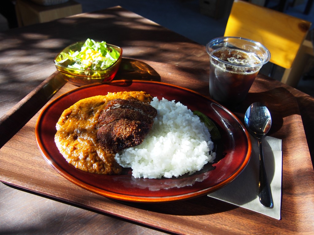 カツカレーセット