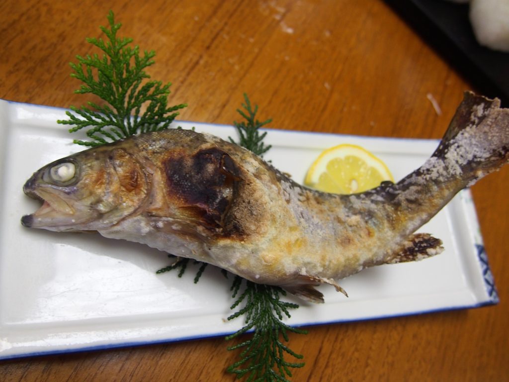 Grilled trout