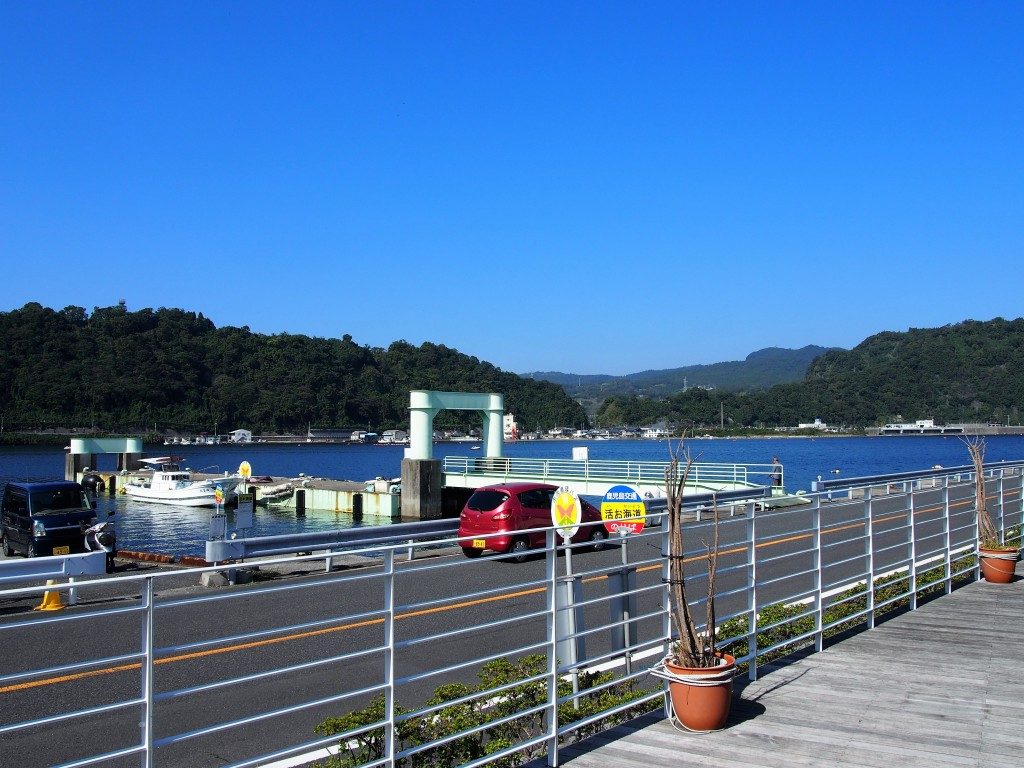 山川港の眺め