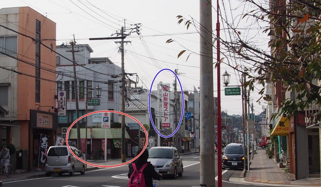 南香ラーメンの場所