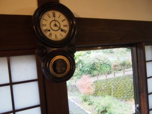 喫茶たんぽぽの時計