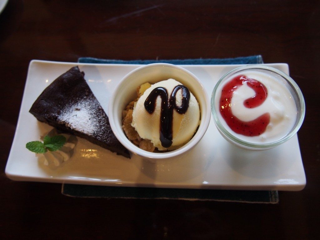 喫茶たんぽぽのスイーツプレート