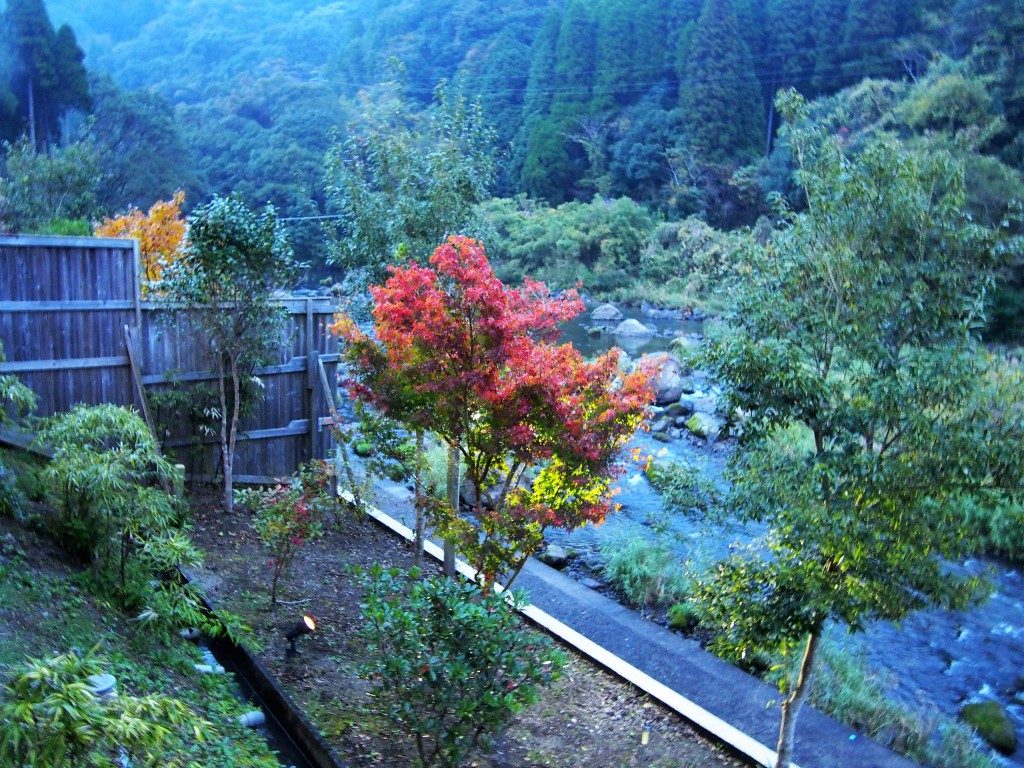 かれい川の湯の眺め