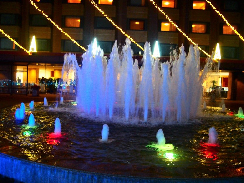光の噴水＠城山観光ホテルのイルミネーション