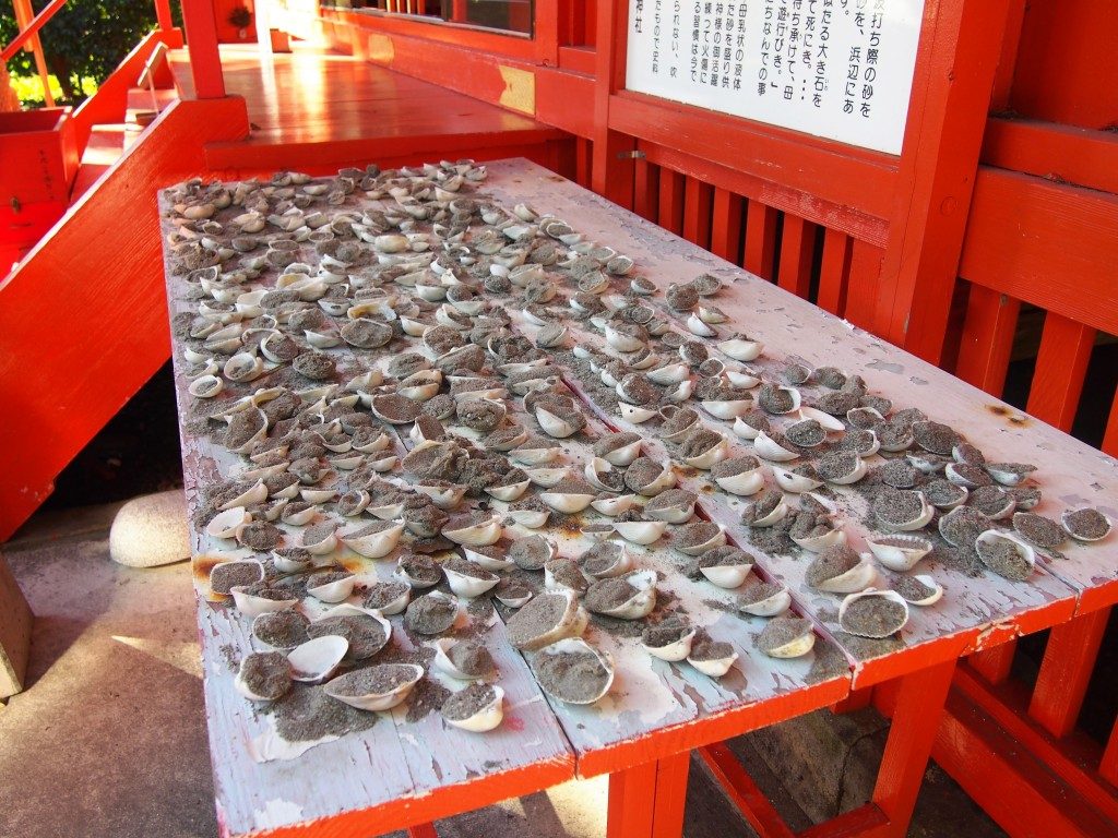 大汝牟遅神社の貝殻