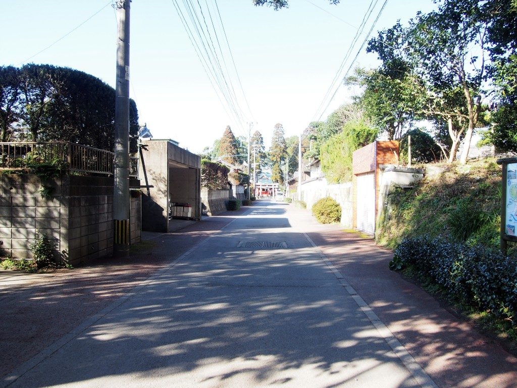 大汝牟遅神社の参拝道