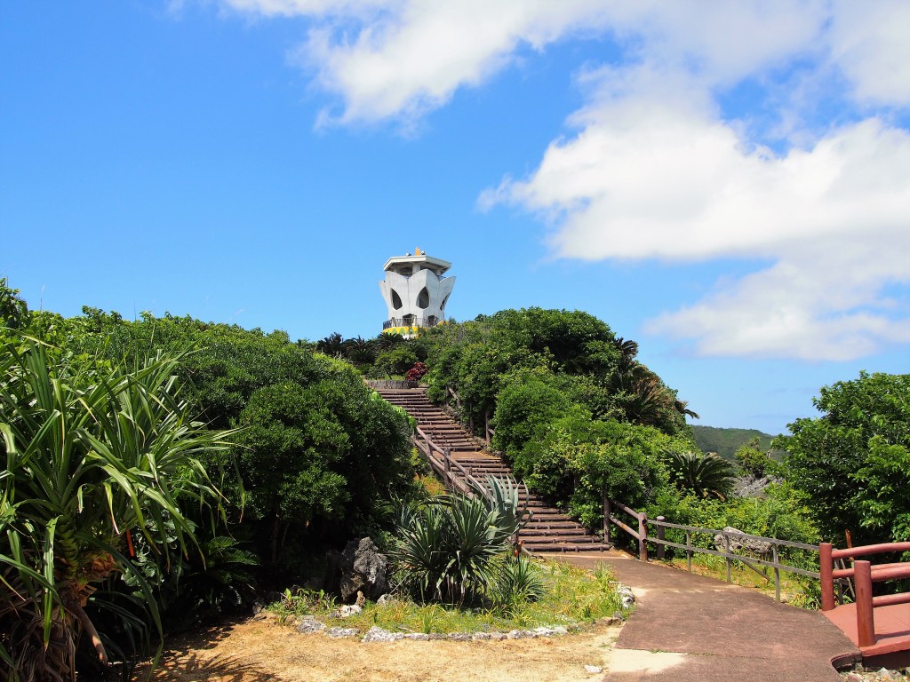 笠石海浜公園の展望タワー