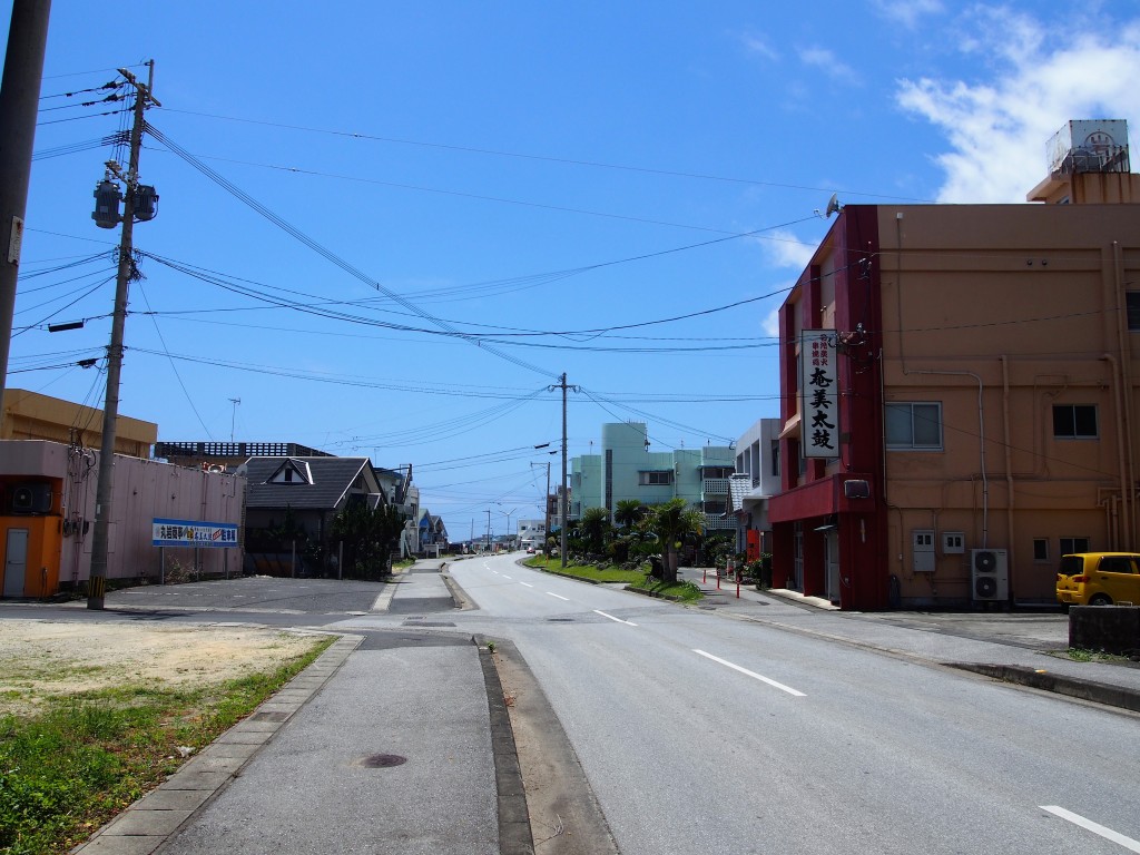 和泊町の街並み