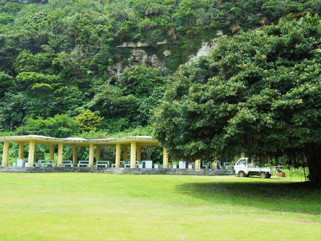 沖泊海浜公園のキャンプ場