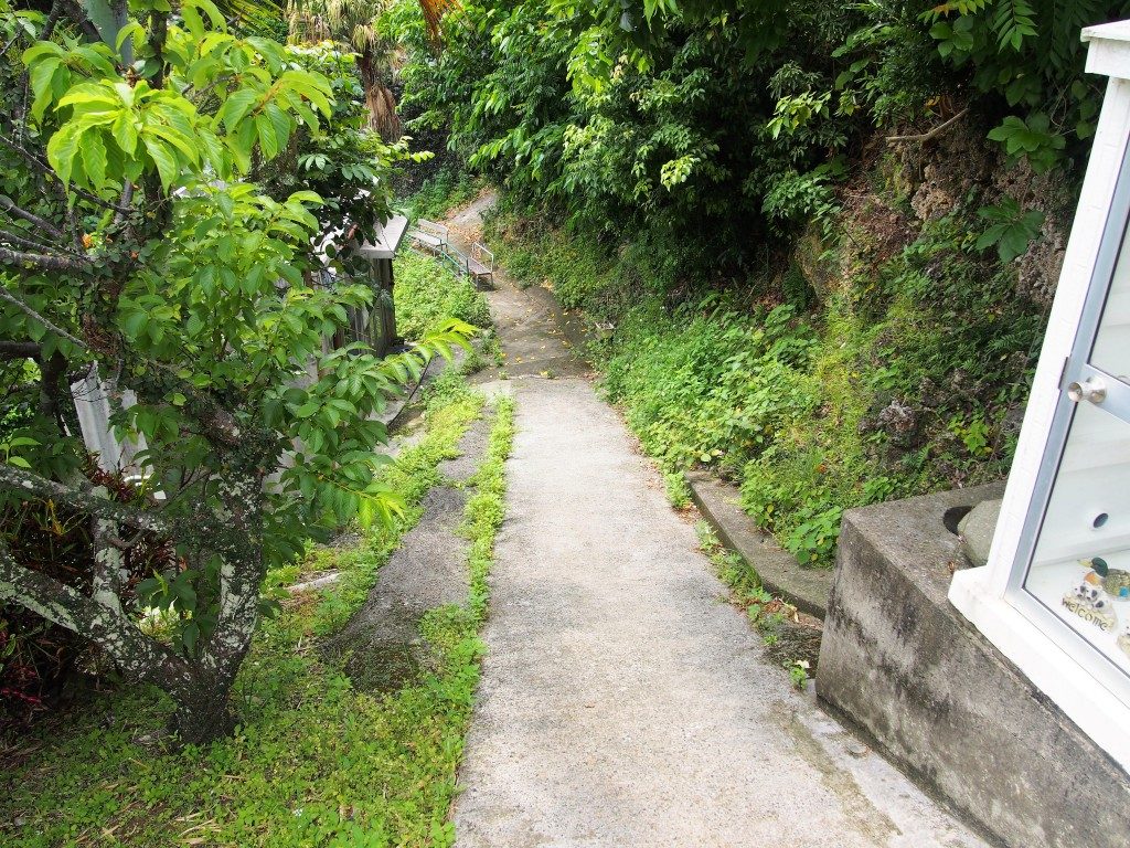 住吉暗川の階段