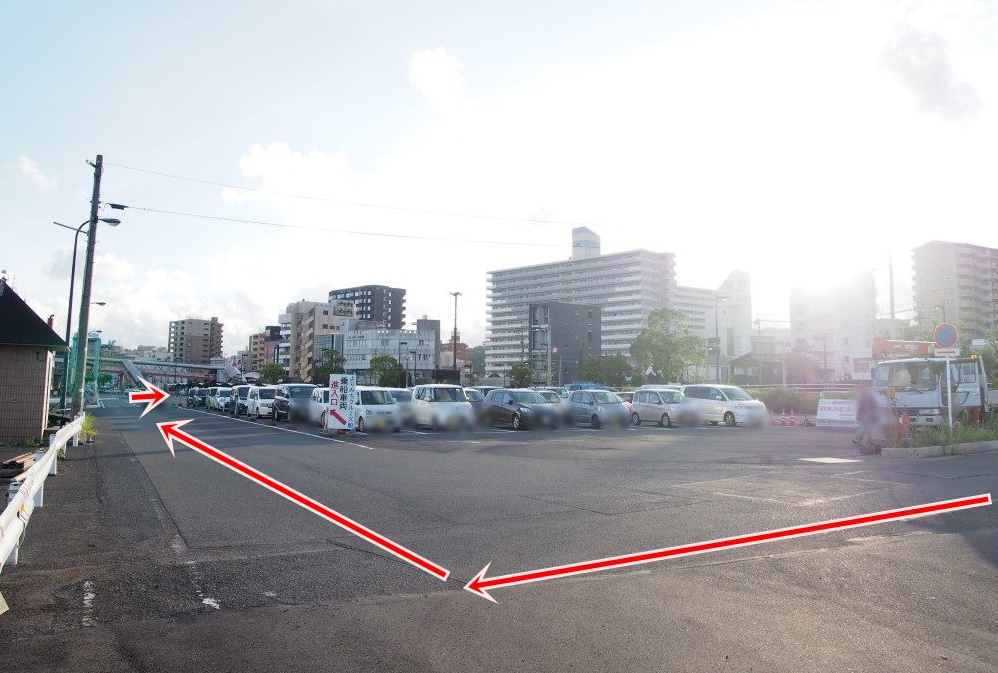 桜島納涼観光船の駐車場