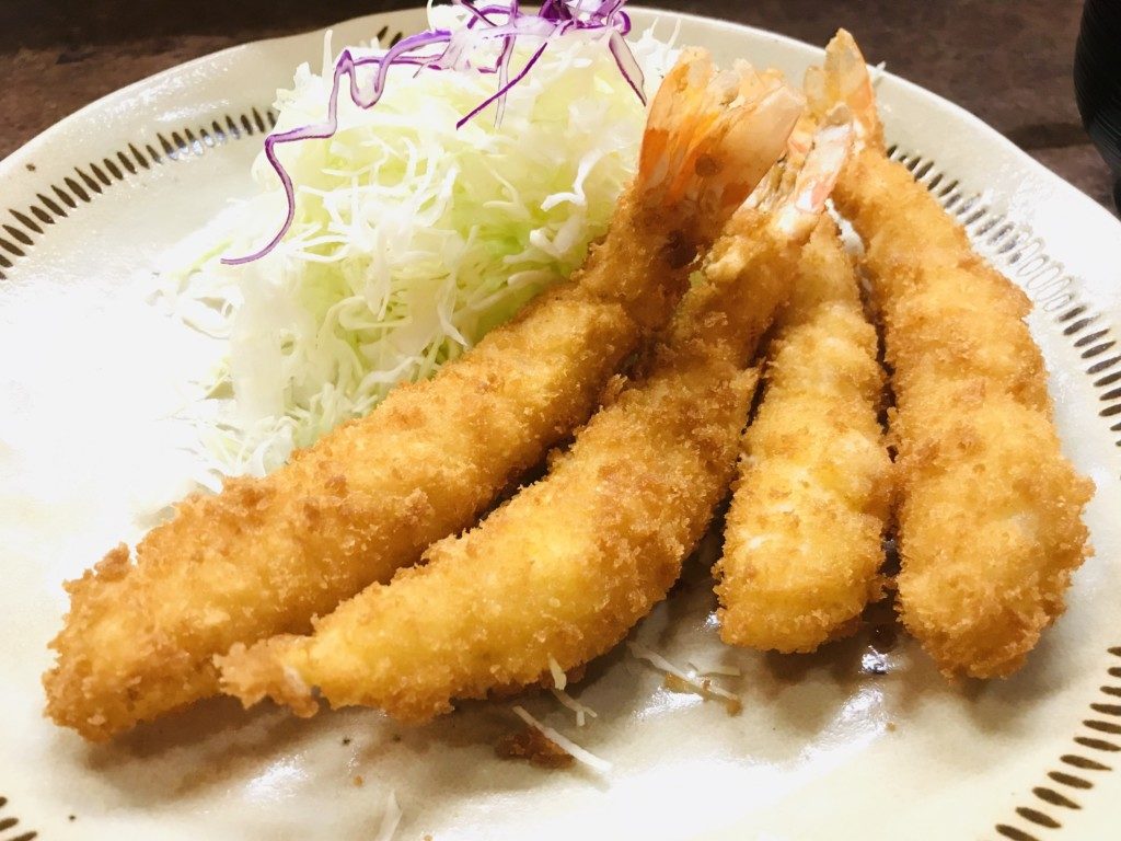 えびフライ定食