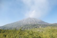 有村溶岩展望所の桜島