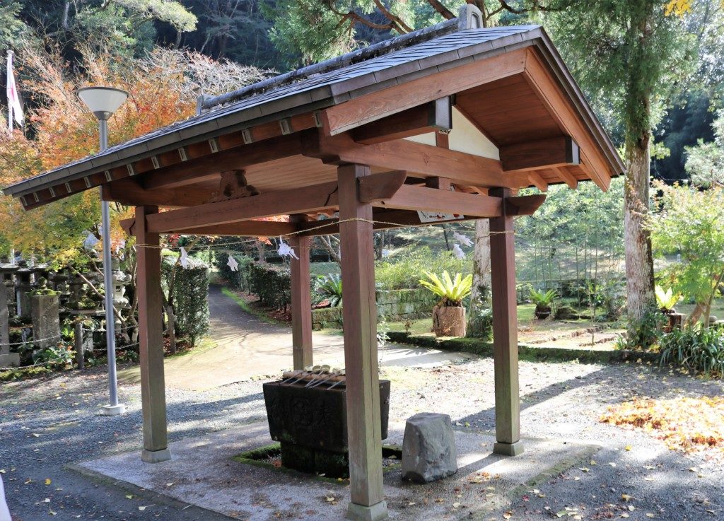 藤原天神の手水舎