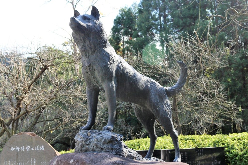 西郷隆盛の愛犬ツン像