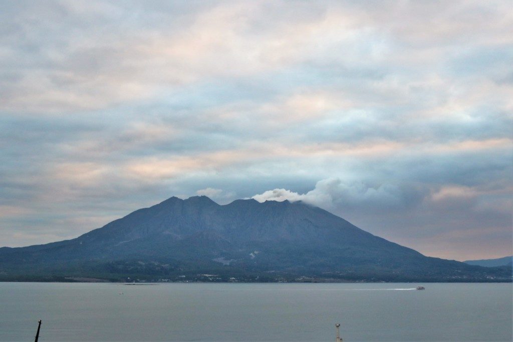 2019年元日の桜島