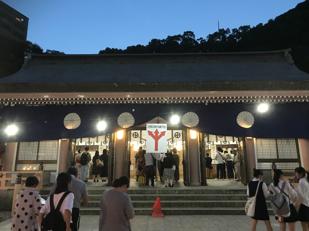 照国神社の六月灯祭り