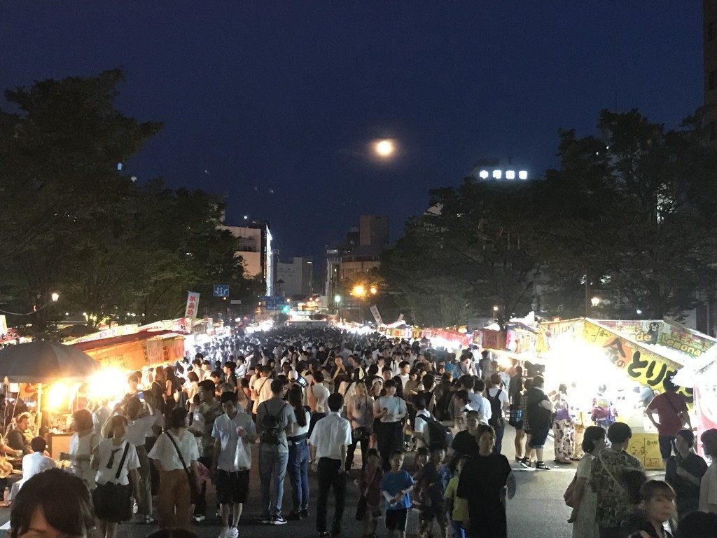 照国神社の六月灯祭り