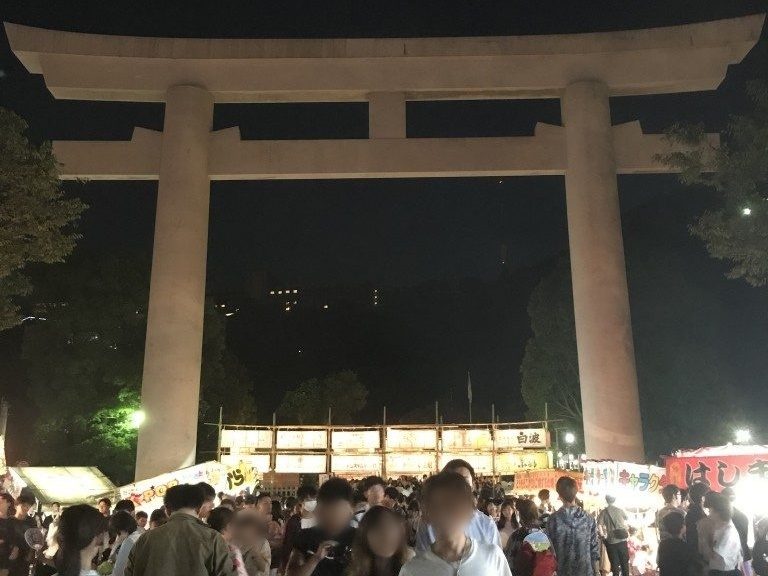 照国神社の六月灯祭り