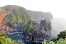 硫黄島の大浦港