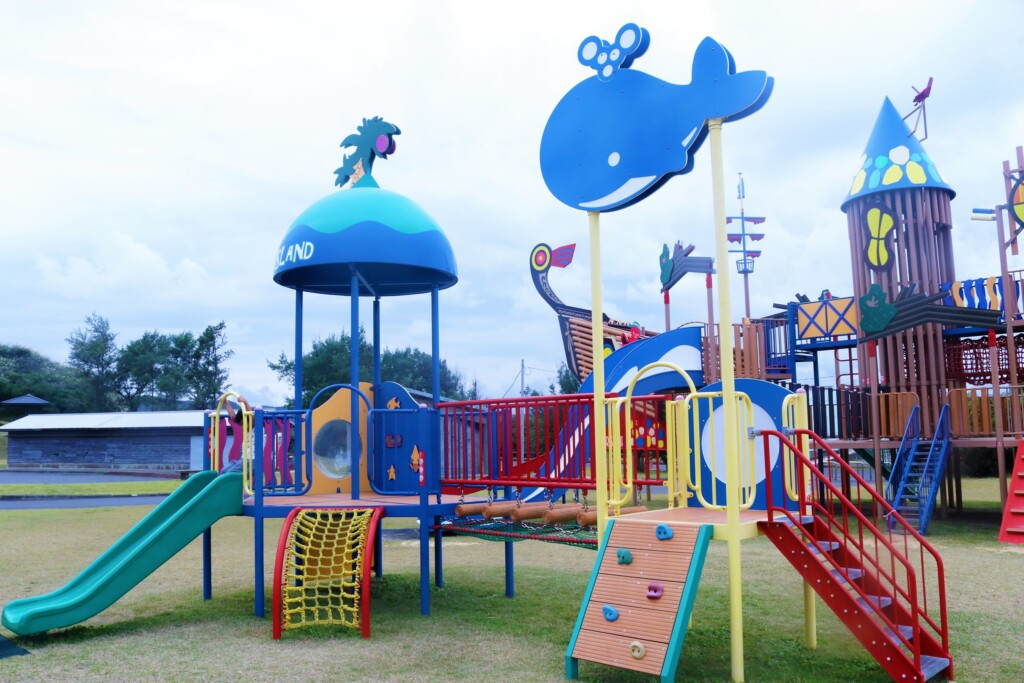 あやまる岬公園のアスレチック