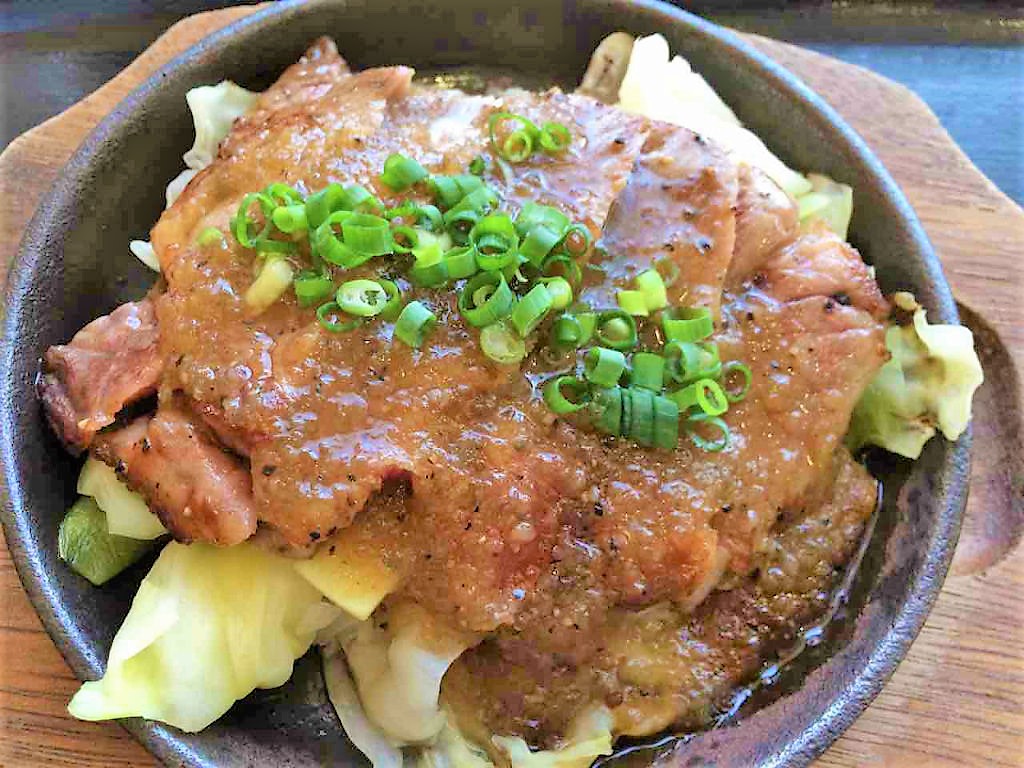 川辺牛のステーキ
