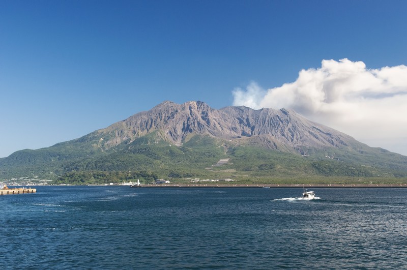 鹿児島市のシンボル桜島