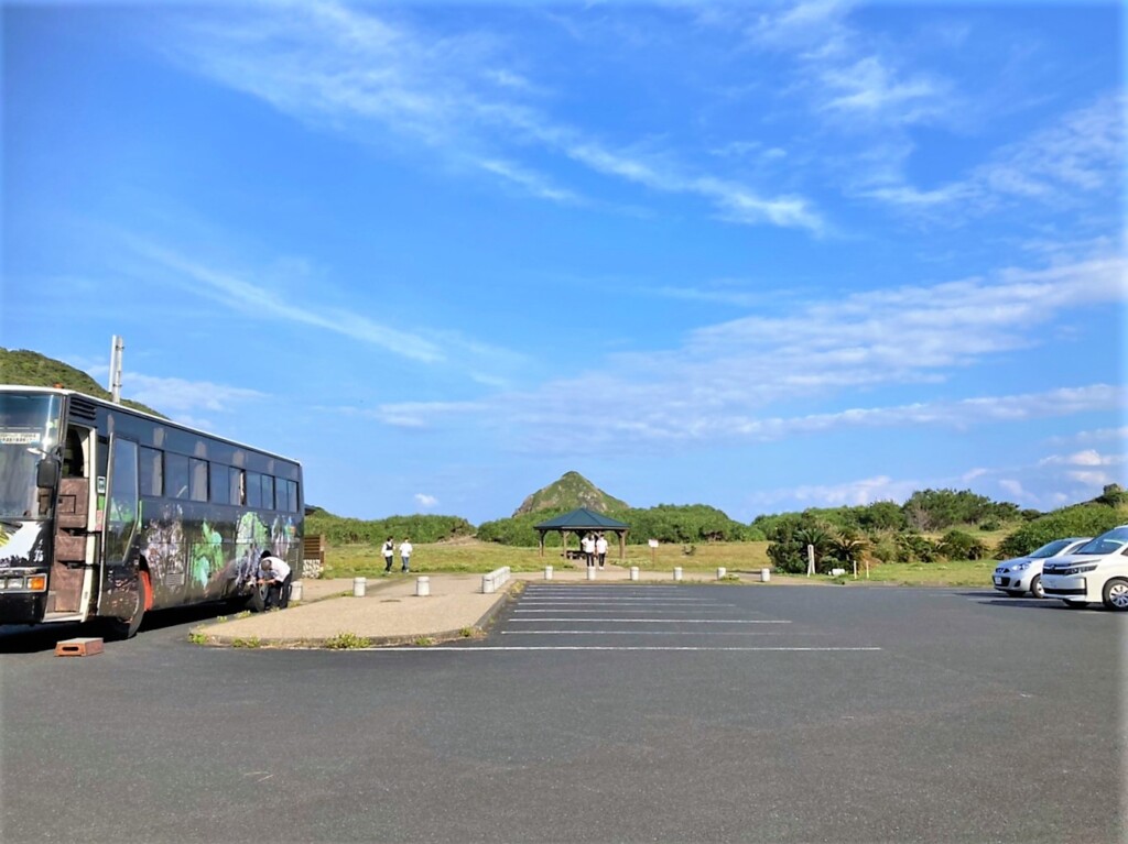 ホノホシ海岸の駐車場