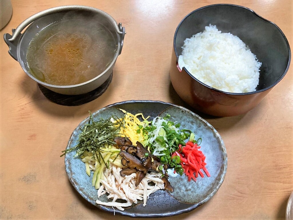 よろこび庵の奄美の鶏飯