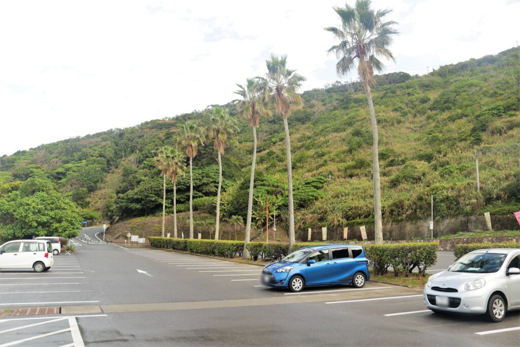 奄美市大浜海浜公園の駐車場