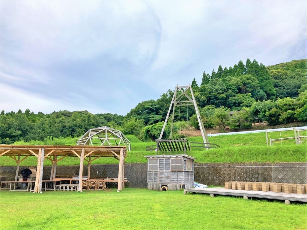 枕崎市にある巨大ブランコ