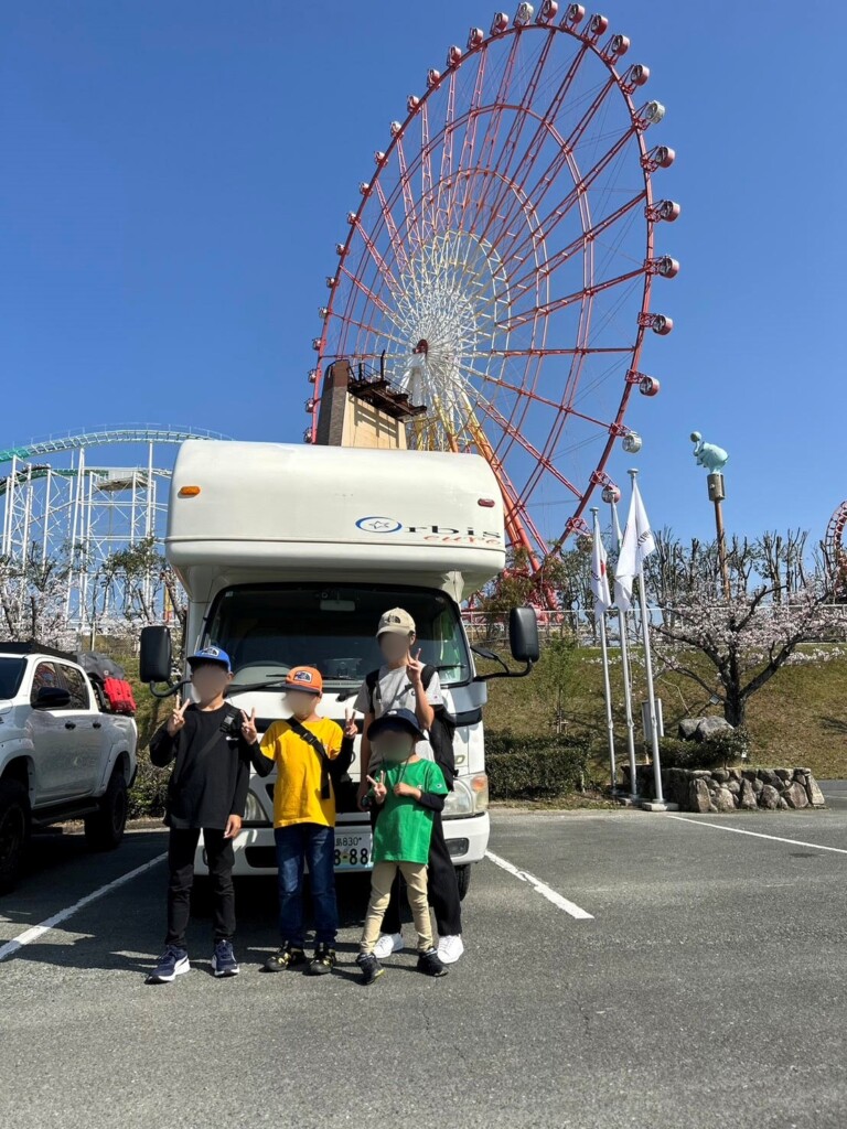 キャンピングカーレンタルで熊本県のグリーンランドへ